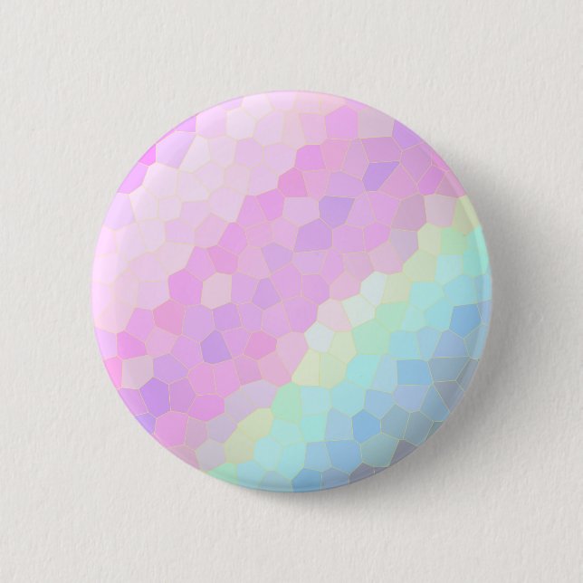 Pastel Mosaic Button (Vorderseite)