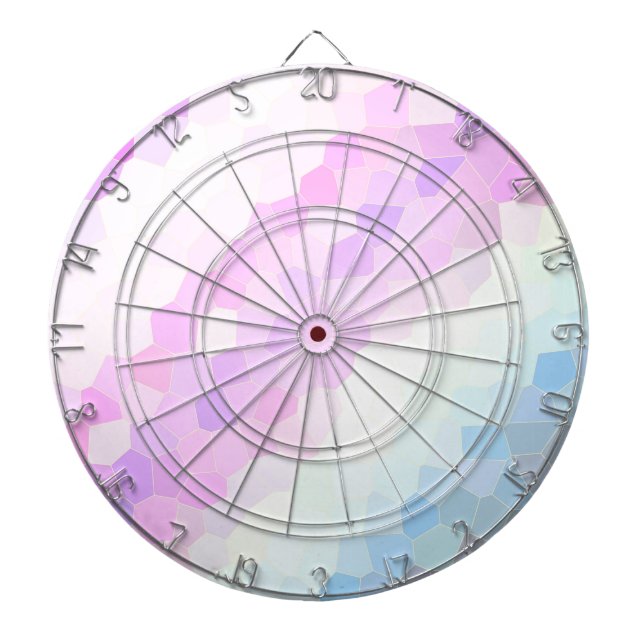 Pastel Mosaic Dartscheibe (vorne)