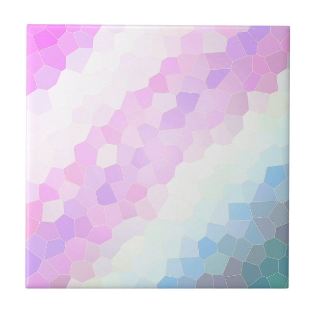 Pastel Mosaic Fliese (Vorderseite)