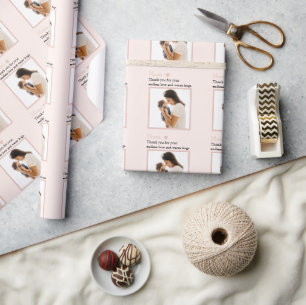 Pastel Mother's Day Wrapping Paper Vielen Dank Geschenkpapier