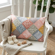 Pastel-Mudcloth | Terrakotta-Fliesen-Diamant