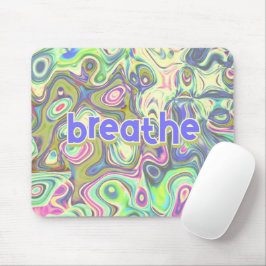 Pastel Multicolor Abstrakt Amoeba Mousepad