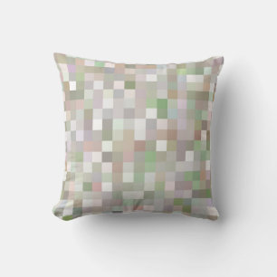 Pastel Multicolored Square Muster Kissen