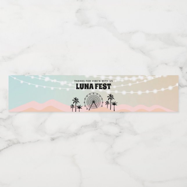 Pastel Music Festival Geburtstag (Einzelnes Label)