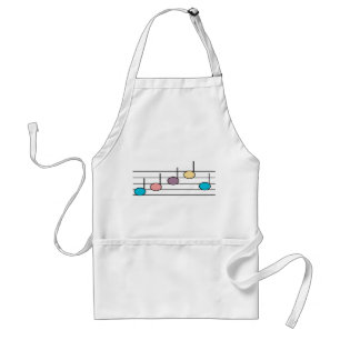 Pastel Musiknote Schürze