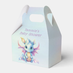 Pastel Niedlich Dragon Girl Babydusche Geschenkschachtel