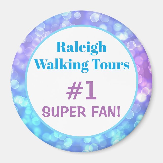 Pastel Niedlich Girly Super Fan Magnet (Vorne)
