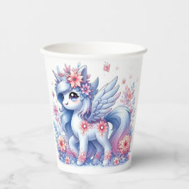 Pastel Niedlich Unicorn Kinderdusche Pappbecher