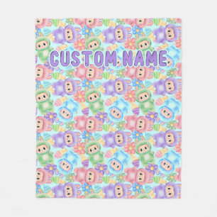 Pastel niedliche Decke, personalisierter, gemütlic Fleecedecke