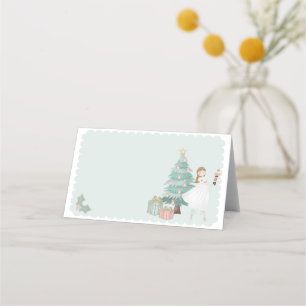 Pastel Nutcracker Baby Dusche Platzkarte