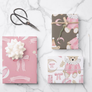 Pastel Nutcracker Ballet Geschenkpapier Set