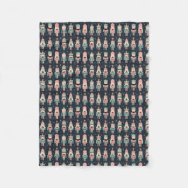Pastel Nutcracker Fleecedecke