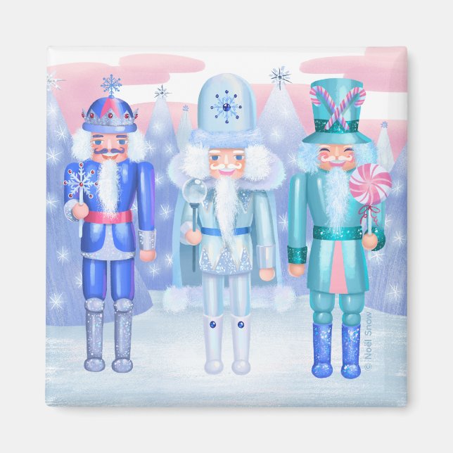 Pastel Nutcracker Kings Magnet (Vorne)
