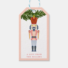 Pastel Nutcracker Weihnachten Personalisierte Orna Geschenkanhänger