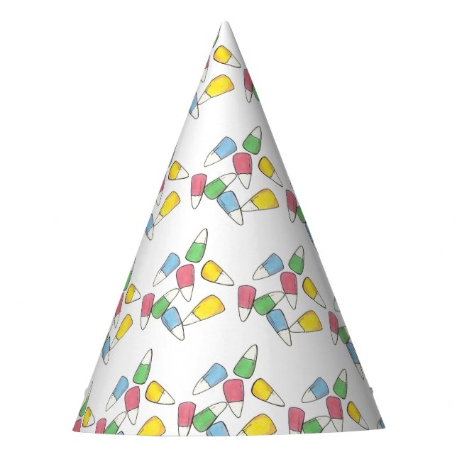Pastel Oaster Basket Candy Corn Candycorn Candies Partyhütchen (Vorderseite)