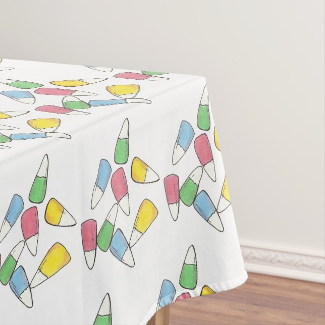 Pastel Oaster Basket Candy Corn Candycorn Candies Tischdecke (Beispiel)
