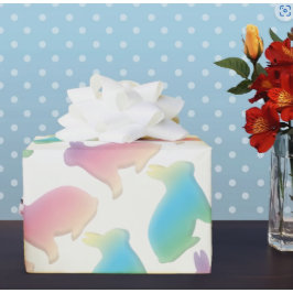 Pastel Oaster Bunnies Geschenkpapier