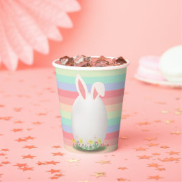 Pastel Oaster Egg Bunny Baby Dusche Pappbecher