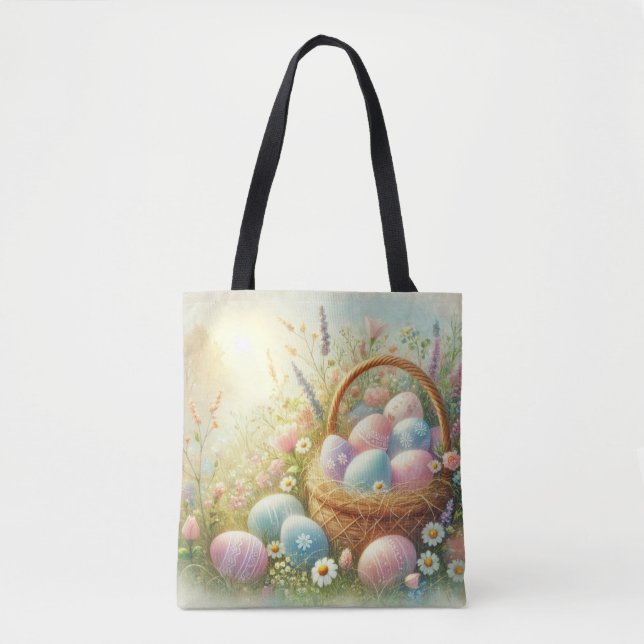 Pastel Oaster Egg Hunt Tasche (Vorderseite)