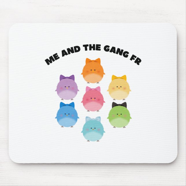 Pastel Oaster Funny Homies Meme Niedlich Ba Mousepad (Vorne)