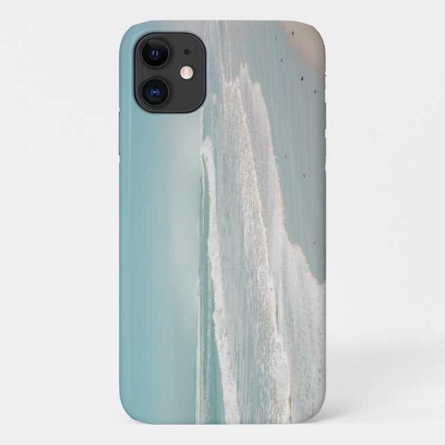Pastel Ocean Waves Beach iPhone 11 Fall Case-Mate iPhone Hülle (Rückseite)