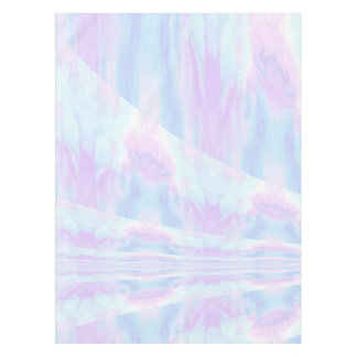 Pastel Ombre Gefärbte Krawatte Ripples Girl Tischdecke