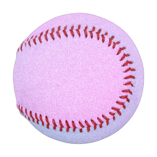 Pastel Ombre Glitzer Baseball (Vorne Rechts)