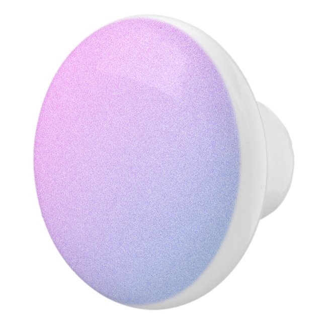 Pastel Ombre Glitzer Keramikknauf (Rechts)
