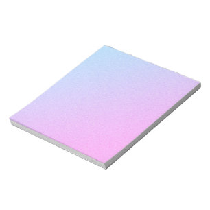 Pastel Ombre Glitzer Notizblock
