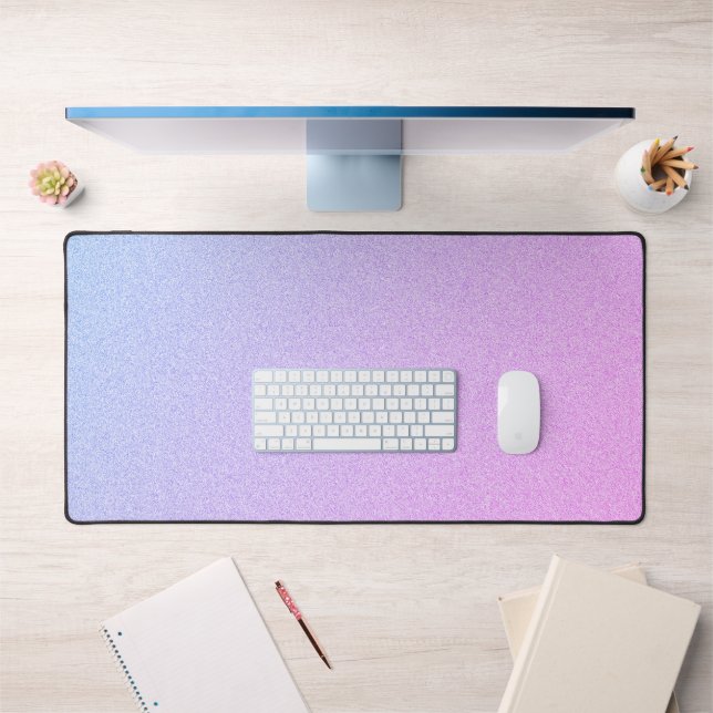 Pastel Ombre Glitzer Schreibtischunterlage (Büro 1)