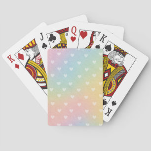 Pastel Ombre Hörmuster Playing Cards Spielkarten