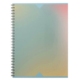 Pastel Ombre Notebook Soft Gradient Journal Front