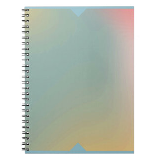 Pastel Ombre Notebook Soft Gradient Journal Front