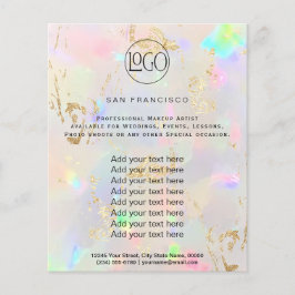 Pastel opal IMITATE Holograph Flyer