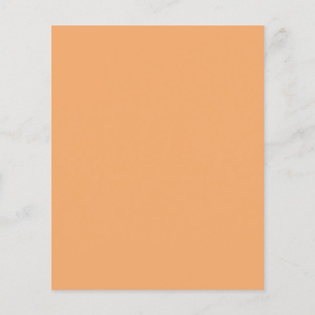 Pastel Orange Flyer (Hinten)