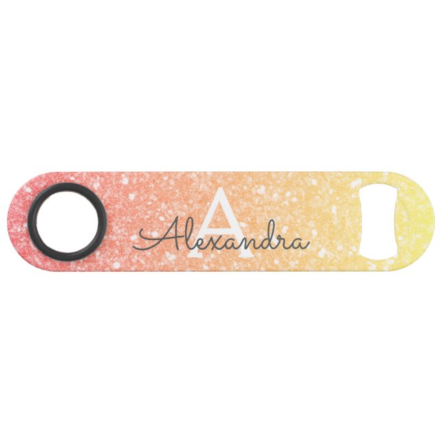 Pastel Orange Gold Parties scintillant & Sparkle M (Devant (Horizontal))