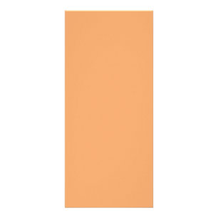 Pastel Orange Rack Card Werbekarte