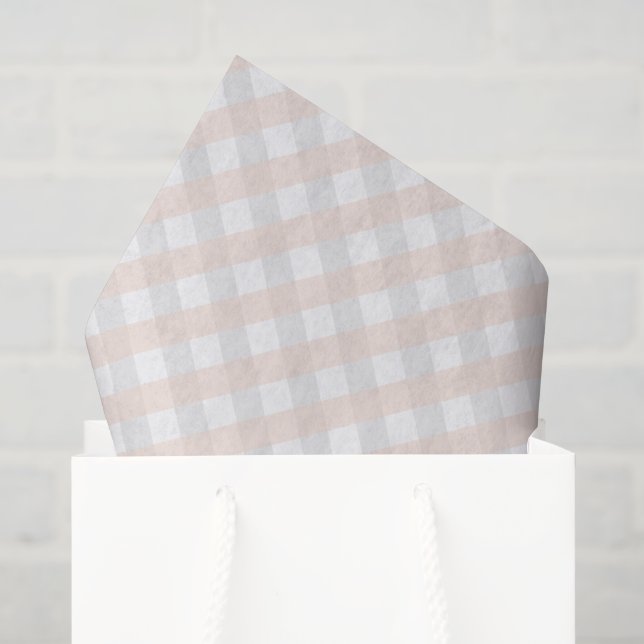 Pastel Orange und Gray Pumpkin Baby Dusche Seidenpapier (Geschenk Tasche)