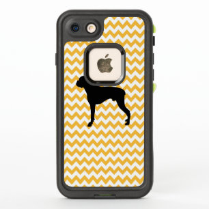 Pastel Orange Zickzack mit Boxer