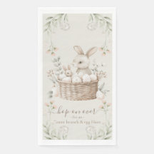 Pastel Oster Brunch & Egg Hunt Bunny Basket Eier