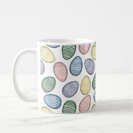 Pastel Ostereier Kaffeepause Tasse