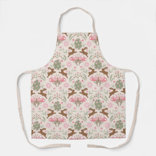 Pastel Ostersonne und Blume Muster Schürze