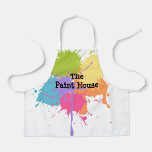 Pastel Paint Splats Personalisiert Schürze