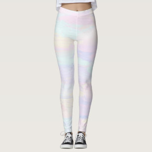 Pastel Paint Strokes Leggings