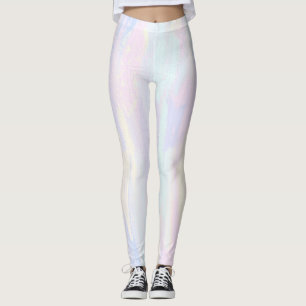 Pastel Paint Strokes Leggings