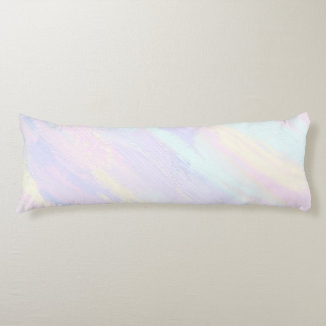 Pastel Paint Strokes Seitenschläferkissen (Vorderseite)