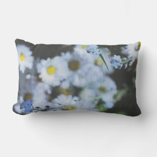 Pastel Pale Blue Daisies Kushion Kissen Kissen