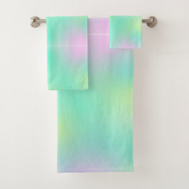 Pastel Pale Turquoise Rose Art Abstrait
