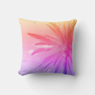 Pastel Palm Tree Funky Summer Kissen