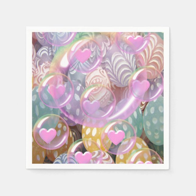 Pastel Paper Napkins Serviette (Vorderseite)